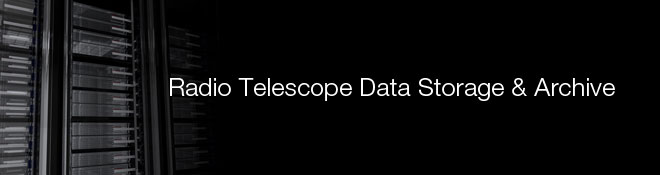 Radio Telescope Data Storage & Archive Banner